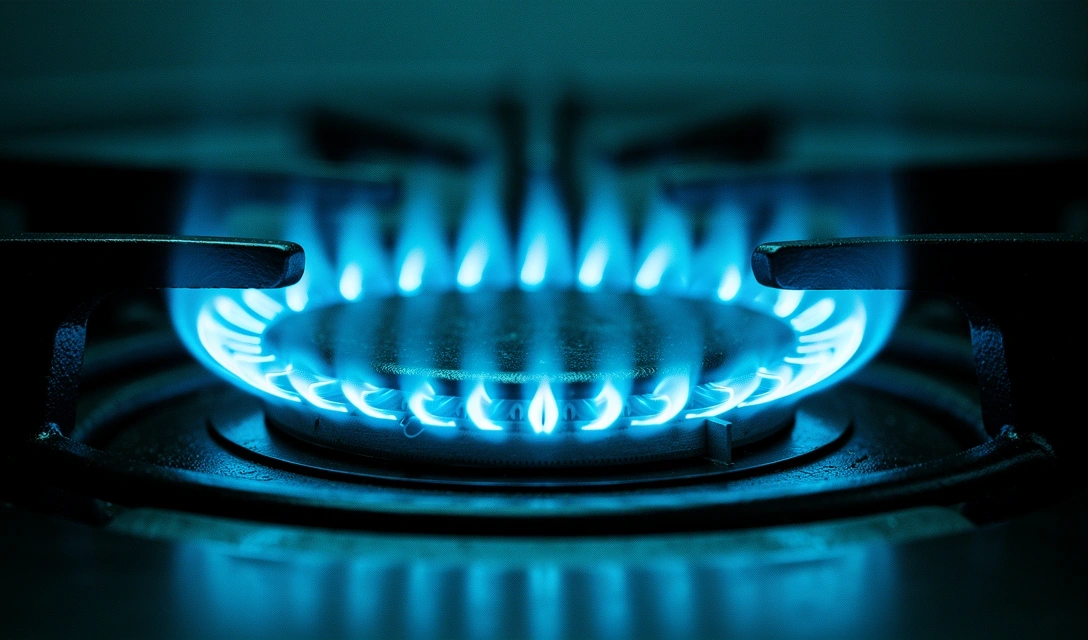 Gas flame burner